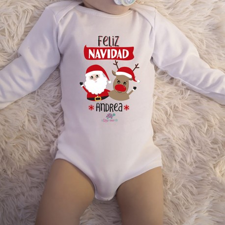 Body Natal de Bebé Manga larga Corazones
