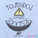BODY C/AMERICANO "CUIDADO, CONTAGIO SONRISAS" - AZUL
