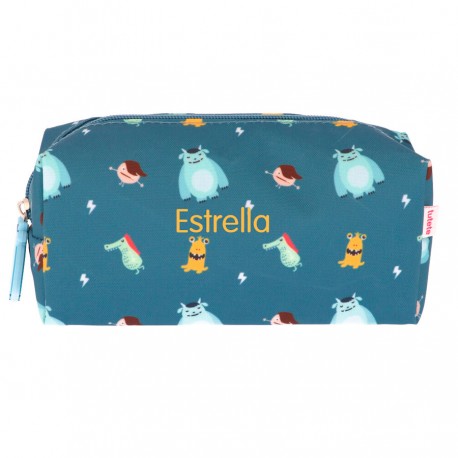 ESTUCHE ESCOLAR PERSONALIZABLE - LITTLE MONSTERS