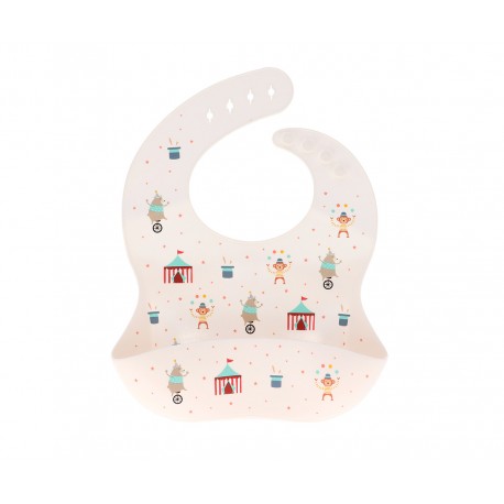 BABERO SILICONA CON BOLSILLO - CIRCUS