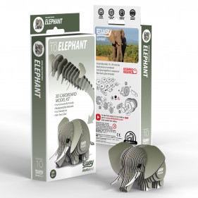 PUZLE 3D EUGY DE DODOLAND - ELEFANTE - 010 ELEPHANT