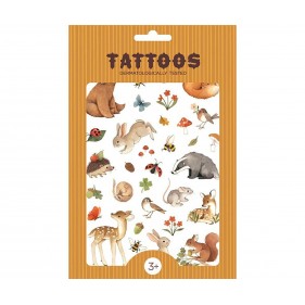 TATUAJES TEMPORALES PETIT MONKEY - A DAY IN THE WOOD