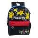 MOCHILA ESCOLAR GRANDE PERSONALIZABLE  ADAPTABLE CARRO - POKEMON PIKACHU 
