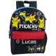 MOCHILA ESCOLAR GRANDE PERSONALIZABLE  ADAPTABLE CARRO - POKEMON PIKACHU 