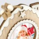 ADORNO COLGANTE NAVIDAD DE MADERA PERSONALIZABLE CASA NEVADA - ESTRELLA