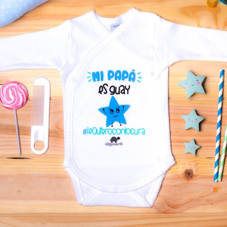 BODY CRUZADO "MI PAPÁ ES GUAY" - NIÑO