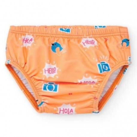 BAÑADOR PAÑAL BEBÉ PROTECCIÓN SOLAR UPF50+ BTBOX - FLASH