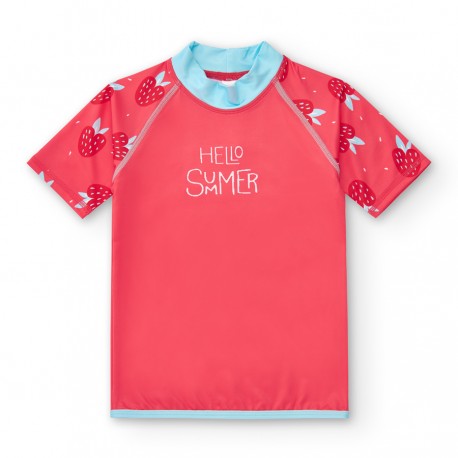 CAMISETA PROTECCIÓN SOLAR UPF 50+ BTBOX - FRESAS