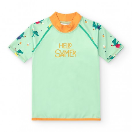 CAMISETA PROTECCIÓN SOLAR UPF 50+ BTBOX - COCODRILOS