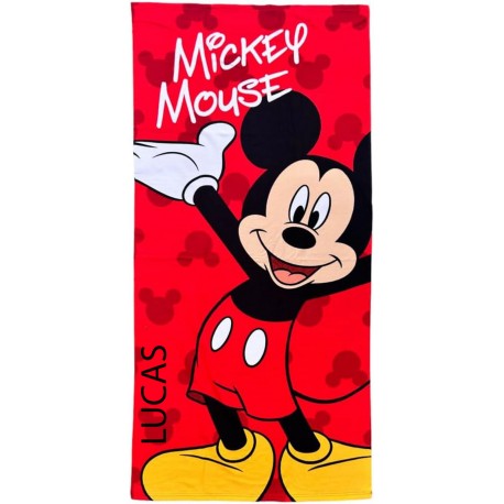 TOALLA DE PLAYA PERSONALIZABLE MICROFIBRA - MICKEY DISNEY  (1,40 x 70)