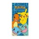 TOALLA DE PLAYA PERSONALIZABLE MICROFIBRA POKEMON Pikachu, Charmander, Bulbasur y Squirtle (1,40 x 70)