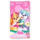 TOALLA DE PLAYA PERSONALIZABLE MICROFIBRA - PATRULLA CANINA ROSA EVEREST - SKYE (1,40 x 70)