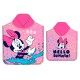 PONCHO TOALLA INFANTIL PERSONALIZABLE MICROFIBRA DISNEY - MINNIE MOUSE ROSA (110 X 55 CM)