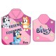 PONCHO TOALLA INFANTIL PERSONALIZABLE MICROFIBRA BLUEY FRIENDS (110 X 55 CM)