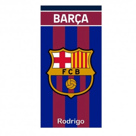TOALLA DE PLAYA PERSONALIZABLE MICROFIBRA - BARÇA F.C.Barcelona (1,40 x 70)