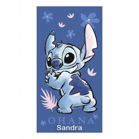 TOALLA DE PLAYA PERSONALIZABLE MICROFIBRA - STITCH DRAW DISNEY  (1,40 x 70)