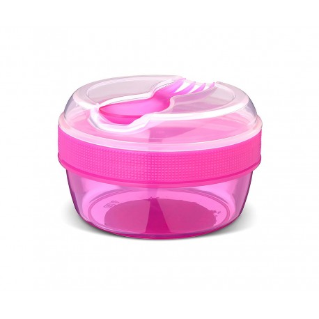 CAJA ALMUERZO CON TAPA REFRIGERANTE N'ICE CUP PURPLE - Carl Oscar