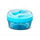 CAJA ALMUERZO CON TAPA REFRIGERANTE N'ICE CUP TURQUOISE - CARL OSCAR