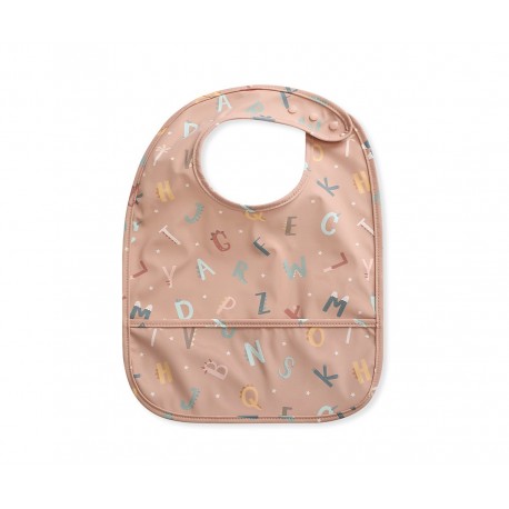 BABERO BOLSILLO IMPERMEABLE  FUNNY LETTERS - TUTETE RECOGEMIGAS