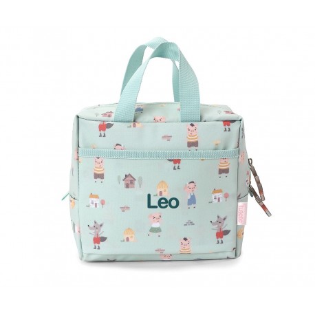 BOLSA MERIENDA TÉRMICA PERSONALIZABLE TUTETE - THE THREE LITTLE PIGS