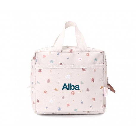 BOLSA MERIENDA TÉRMICA PERSONALIZABLE TUTETE - GEOMETRIC NATURE