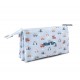 ESTUCHE ESCOLAR PERSONALIZABLE 3 COMPARTIMENTOS TUTETE - CITY CARS