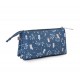 ESTUCHE ESCOLAR PERSONALIZABLE 3 COMPARTIMENTOS TUTETE - MAGICAL FOREST