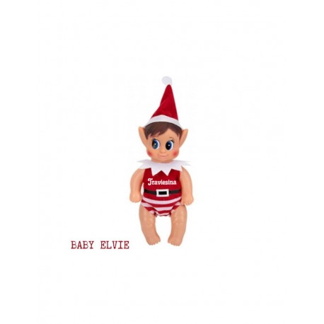 ELFO NAVIDAD BABY PERSONALIZABLE ELVES BEHAVIN BADLY 13 CM - ELVIE BEBÉ NIÑA