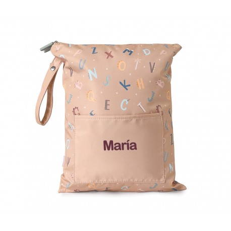 BOLSA IMPERMEABLE GRANDE PERSONALIZABLE TUTETE - FUNNY LETTERS