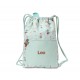 MOCHILA SACO IMPERMEABLE PERSONALIZABLE TUTETE - THE THREE LITTLE PIGS