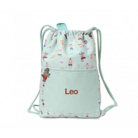 MOCHILA SACO IMPERMEABLE PERSONALIZABLE TUTETE - THE THREE LITTLE PIGS
