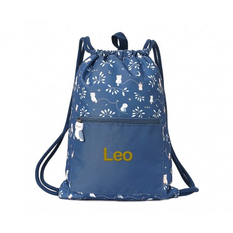 MOCHILA SACO IMPERMEABLE PERSONALIZABLE TUTETE - MAGICAL FOREST