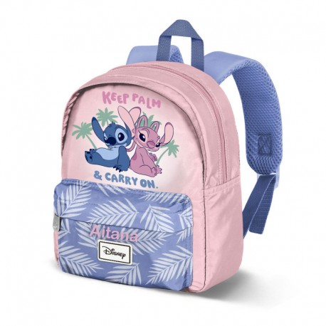 MOCHILA INFANTIL PERSONALIZABLE LILO Y STITCH KEEP JOY 27 CM