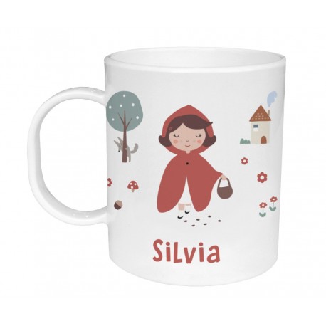 TAZA PLÁSTICO PERSONALIZADA TUTETE - LITTLE RED