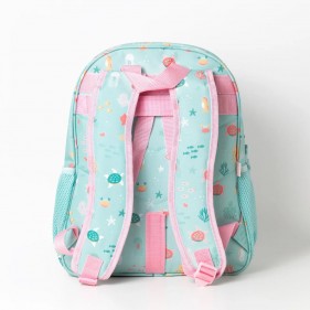 MOCHILA INFANTIL PERSONALIZABLE RUBIO - MARINO TURQUESA ROSA
