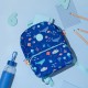 MOCHILA INFANTIL PERSONALIZABLE RUBIO  PEQUEÑA - MARINO AZUL