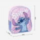 MOCHILA INFANTIL PERSONALIZABLE 29 CMS - STITCH LILA
