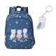 MOCHILA INFANTIL MEDIANA  PERSONALIZABLE TUTETE - MAGICAL FOREST + LLAVERO PERSONALIZABLE
