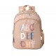 MOCHILA INFANTIL MEDIANA  PERSONALIZABLE TUTETE - FUNNY LETTERS + LLAVERO PERSONALIZABLE