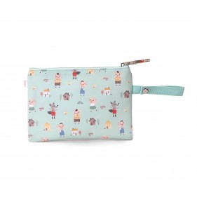 FUNDA PARA BOCADILLO PERSONALIZABLE IMPERMEABLE TUTETE - THE THREE LITTLE PIGS