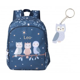 MOCHILA INFANTIL MEDIANA  PERSONALIZABLE TUTETE - MAGICAL FOREST + LLAVERO PERSONALIZABLE