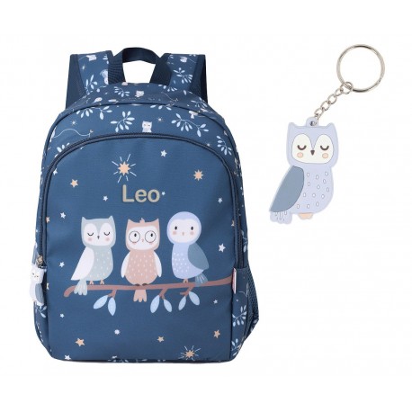 MOCHILA INFANTIL MEDIANA  PERSONALIZABLE TUTETE - MAGICAL FOREST + LLAVERO PERSONALIZABLE