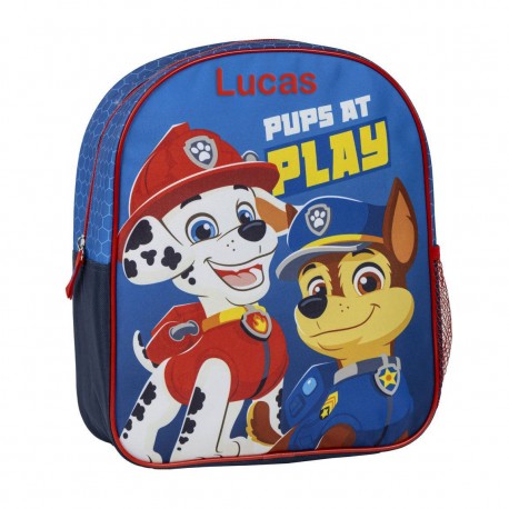 MOCHILA INFANTIL PERSONALIZABLE 29 CMS - PATRULLA CANINA