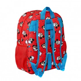 MOCHILA INFANTIL PERSONALIZABLE ADAPTABLE CARRO - MICKEY OREJAS