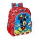 MOCHILA INFANTIL PERSONALIZABLE ADAPTABLE CARRO - MICKEY OREJAS