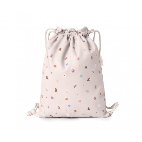 MOCHILA SACO DE TELA PERSONALIZABLE - GEOMETRIC NATURE