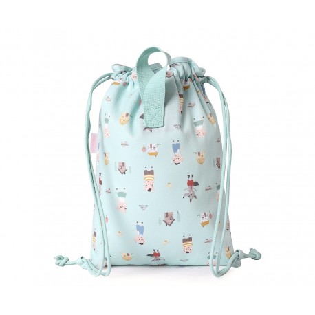 MOCHILA SACO DE TELA PERSONALIZABLE - THE THREE LITTLE PIGS