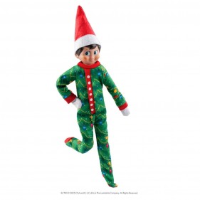 VESTUARIO PARA THE ELF ON THE SHELF - "CLAUS COUTURE" PIJAMA ÁRBOL DE NAVIDAD