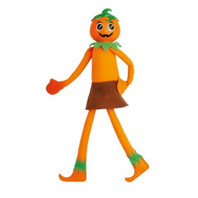 THE BOO CREW HALLOWEEN PERSONALIZABLE 30 CM - MRS PUMPKIN HEAD - CALABAZA CHICA