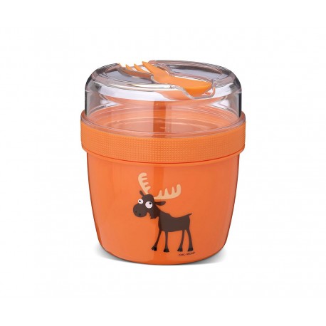 CAJA ALMUERZO CON TAPA REFRIGERANTE N'ICE CUP L NARANJA RENO - CARL OSCAR